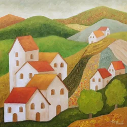 Charming Hillside Village