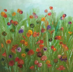 Colorful Flower Field