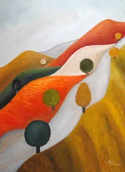 Colorful Rolling Hills