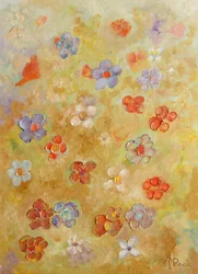 Colorful Textured Blooms