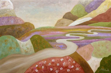 Colorful Winding Path