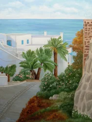 Mediterranean Seaside Village