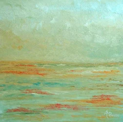 Misty Sea Horizon