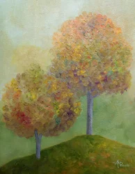 Peaceful Autumn Trees