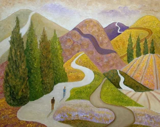 Peaceful Journey Through Hills