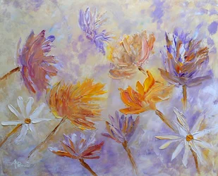 Vibrant Abstract Blooms