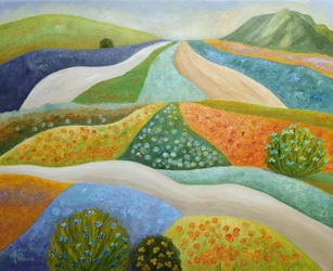 Vibrant Flower Fields