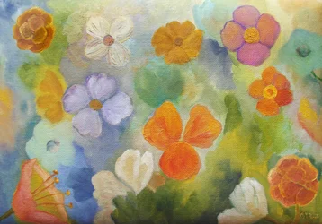 Vibrant Garden Blooms