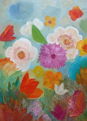 Vibrant Garden Blooms