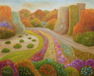 Vibrant Garden Pathway