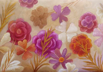 Whimsical Floral Garden