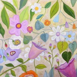 Whimsical Floral Garden
