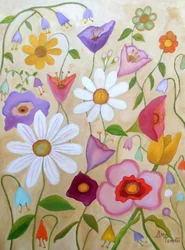 Whimsical Flower Garden