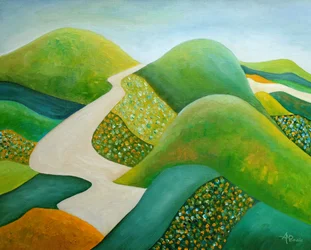 Winding Green Hills