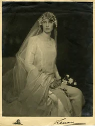 Wedding Photograph of Lady Anne Hunloke (née Cavendish)