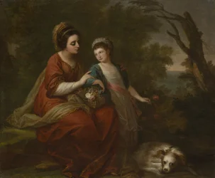 Mrs. Hugh Morgan and Her Daughter, c.1771