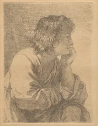 Profile of a Young Man in Meditation