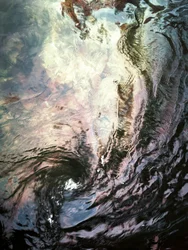 Reflecting Swirling Water
