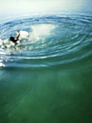 Surfer Below Surface