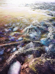 Vibrant River Flow