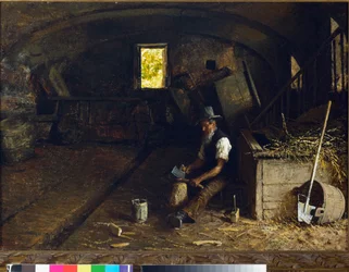 The wood splitter, 1881-84