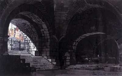 Scenography for Scene 2 of Act IV of the Opera 