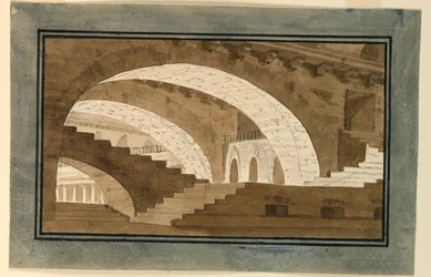 Stage Design, Interior of Basement of Palace