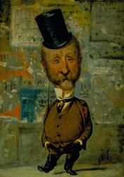 Caricature of Carlo Lorenzini