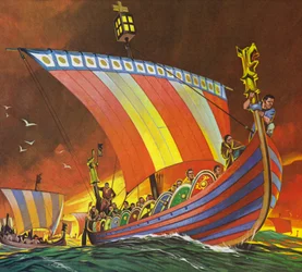 The Normans cross the Channel for Hastings