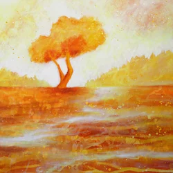 Golden Autumn Tree