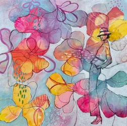 Vibrant Floral Muse