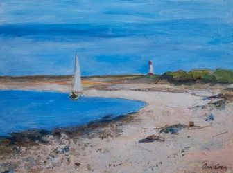 Sailing Boat off Berwick