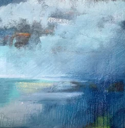 Moody Blue Seascape