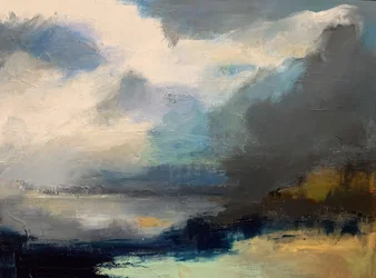 Moody Coastal Horizon