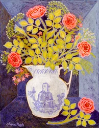 Blue Man Jug