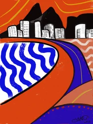 Vibrant Coastal City Journey