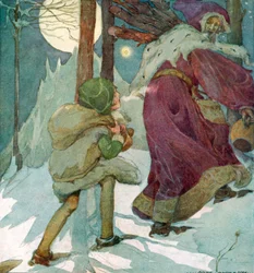 Page and monarch, forth they went, Forth they went together