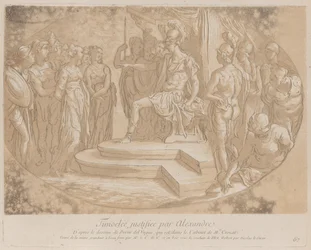 Alexander the Great freeing Timoclea