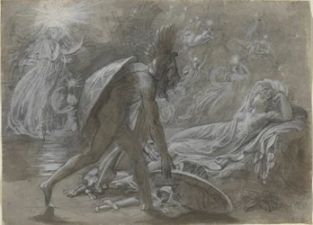 Fingal Mourning Over the Body of Malvina, from Ossian