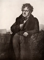 Francois-Rene, vicomte de Chateaubriand, French writer and diplomat, early 19th century
