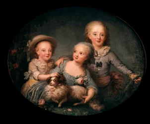 Portrait of the Children of Charles X