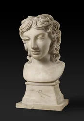Bust portrait of Prince Henry Lubomirski in the character of Bacchus, c. 1787