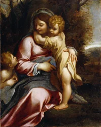 Madonna and Child with Saint John