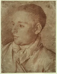 Portrait of Baldassare Aloisi, called Galanino, 1589-1590