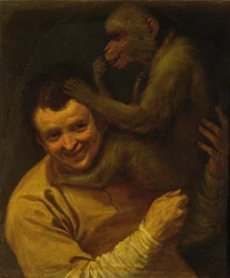 Man with Monkey
