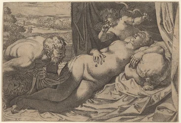 Venus and a Satyr