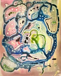 Vibrant Fluid Organic Shapes