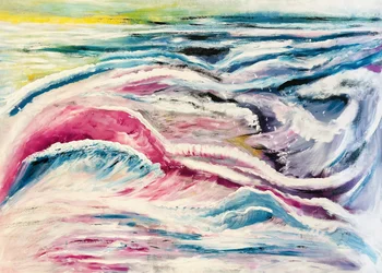 Vibrant Ocean Waves
