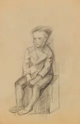 Seated Boy (recto)