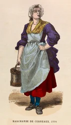 A kernels dealer in 1774 (walnuts)